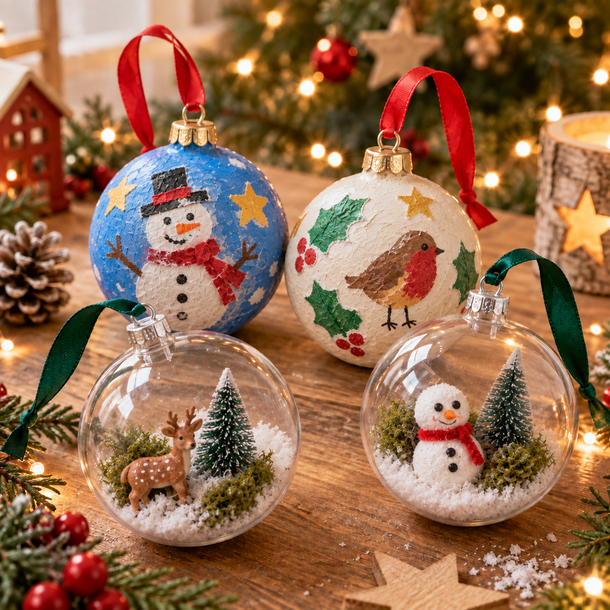 Make Two Christmas Keepsake Baubles | Ages 8+ | 15 October | 2:00–3:30 pm | £15