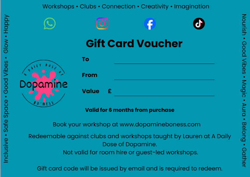 Gift of Creativity – Dopamine Gift Card