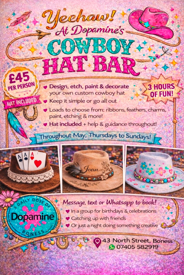 Cowboy Hat Bar at A Daily Dose of Dopamine 🤠 - May Sessions