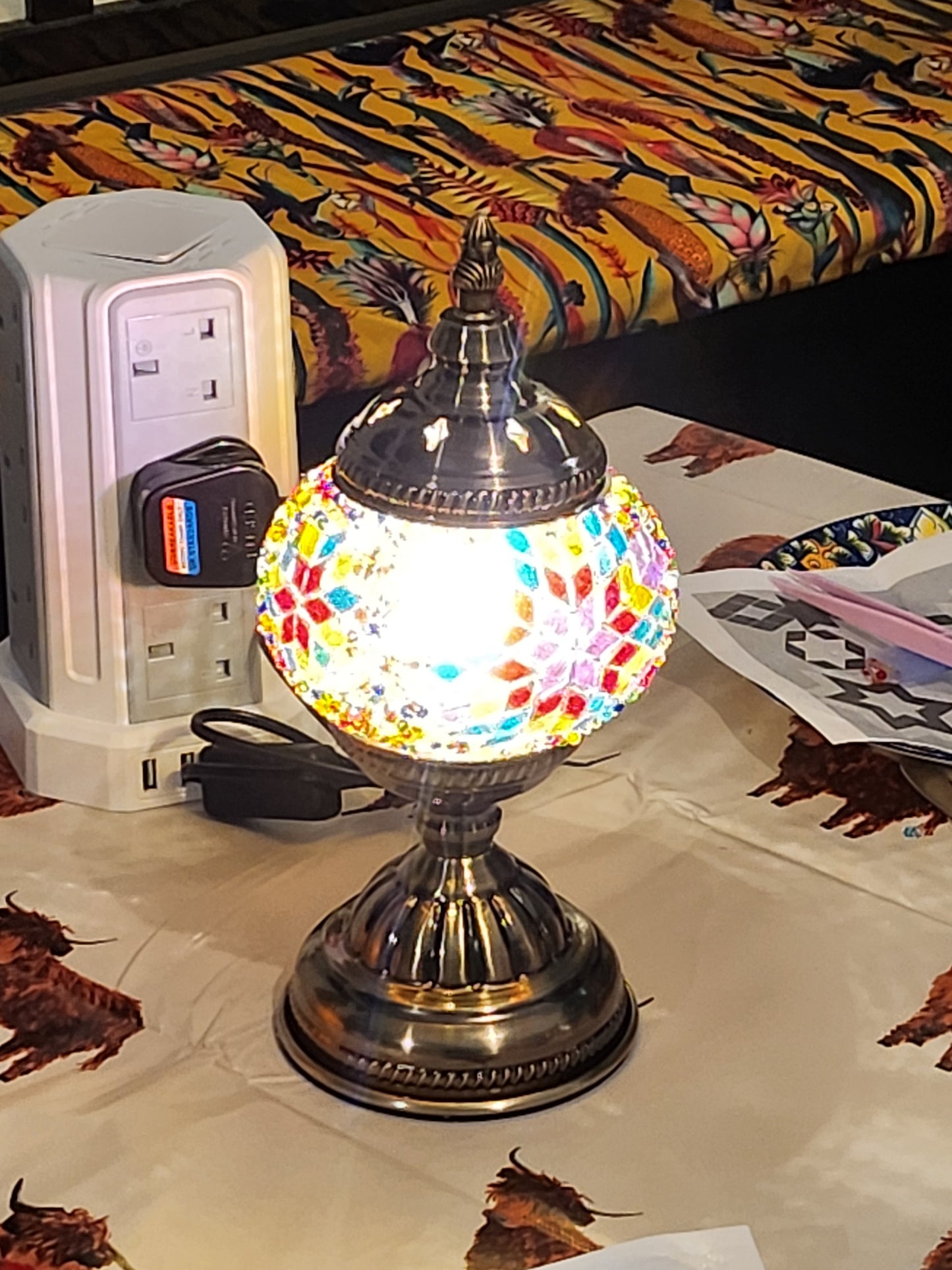 Turkish Mosaic Lamp Workshop | Friday 7th Aug | 6pm to 9pm (ish)