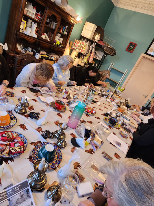 Turkish Mosaic Lamp Workshop | Friday 7th Aug | 6pm to 9pm (ish)