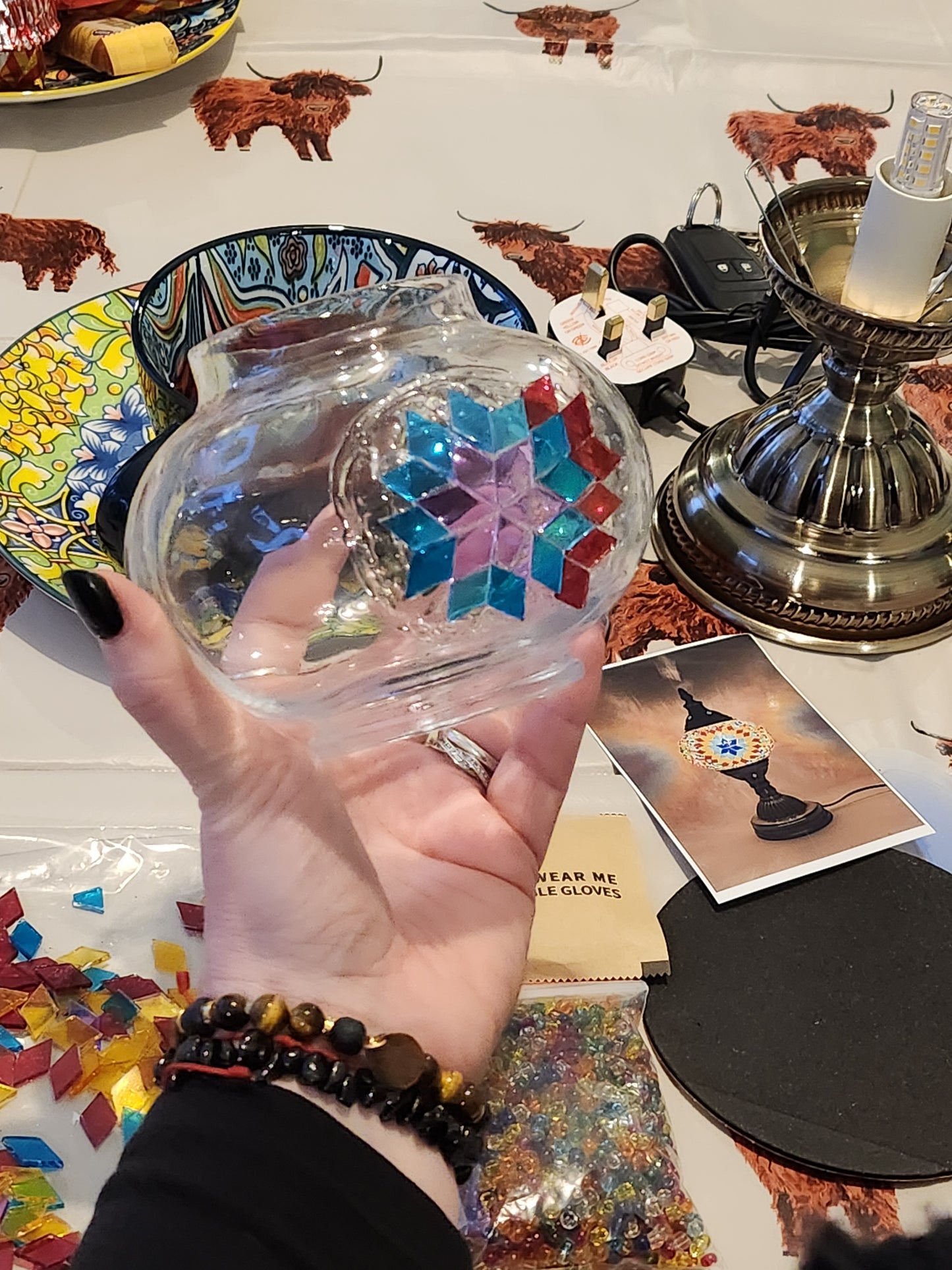 Turkish Mosaic Lamp Workshop | Friday 7th Aug | 6pm to 9pm (ish)